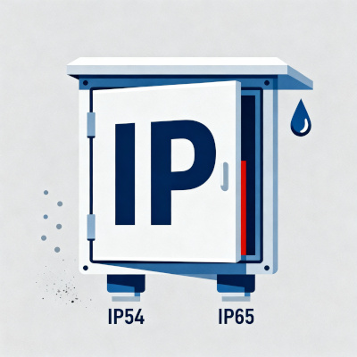 Степень защиты оболочки IP54 и IP65 для выбора исполнения кулачкового переключателя по условиям эксплуатации