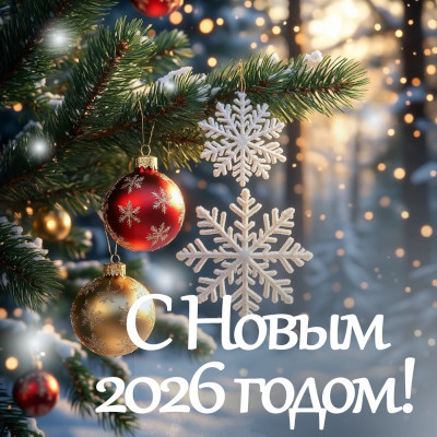 C Наступающим 2026 годом!